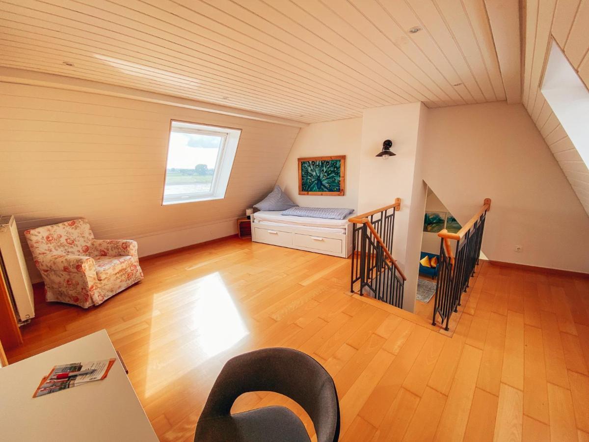Rheinloft 3 - Grosse Giebelwohnung Mit Dachterrassen An Der Rheinpromenade エメリッヒ エクステリア 写真