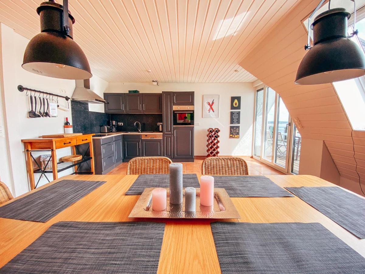 Rheinloft 3 - Grosse Giebelwohnung Mit Dachterrassen An Der Rheinpromenade エメリッヒ エクステリア 写真